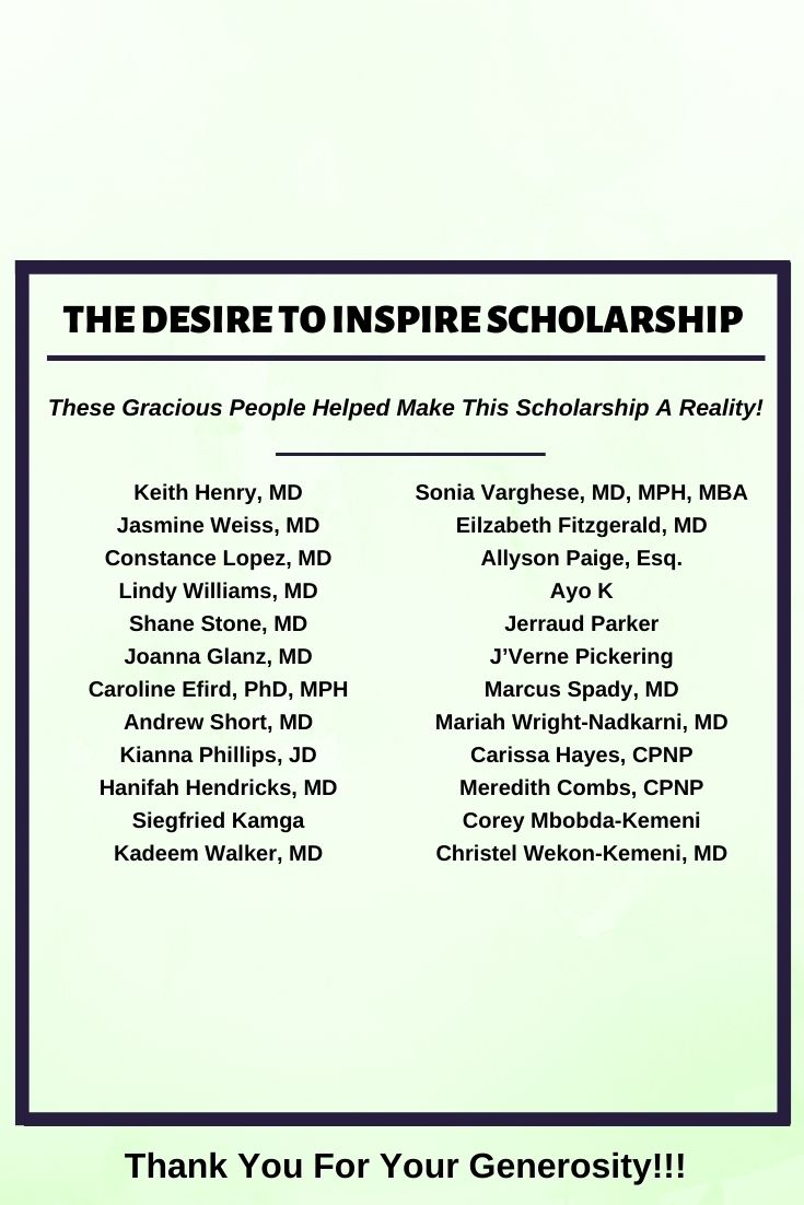 The Voting Round Of The 2024 Desire To Inspire Scholarship - Black Man ...